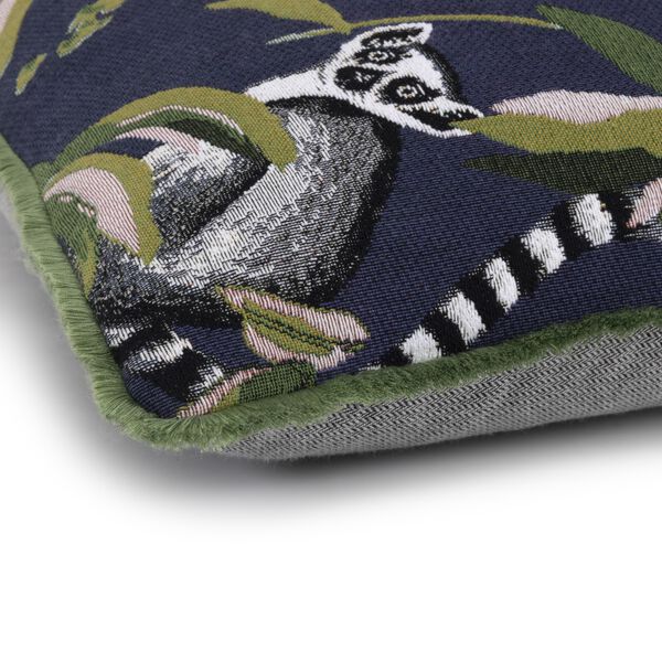 L&eacute;murien Encre Cushion Cover, Yves Delorme