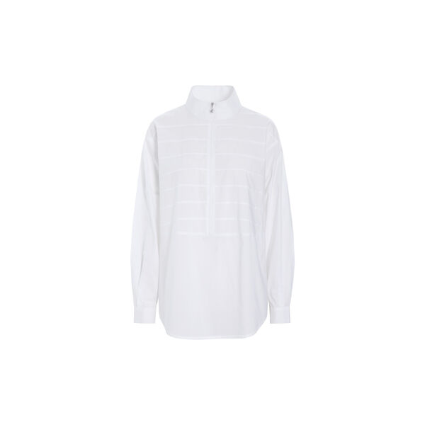 Core cotton pintuck shirt, white, BITTE KAI RAND