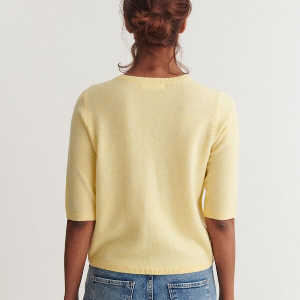 Selem Granddad-T-Shirt, sunlight, Basic Apparel