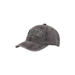 Everyday New York Cap, washed black, SUI AVA