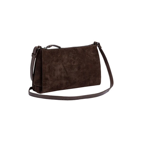 MarciMBG Umh&auml;ngetasche aus Wildleder, dark brown, Markberg