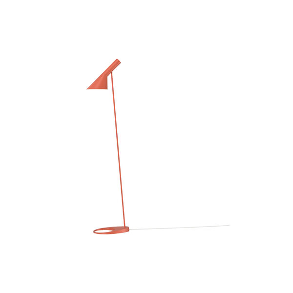 AJ Floor Lamp, electric orange, Louis Poulsen
