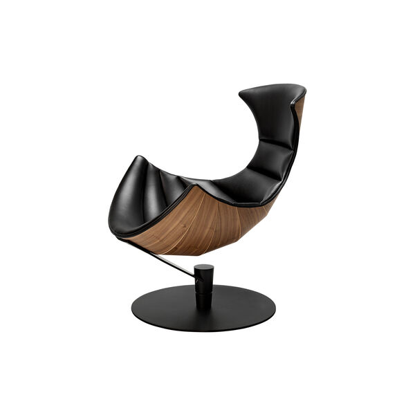 The Lobster Chair, walnut/black, Bruunmunch Furniture