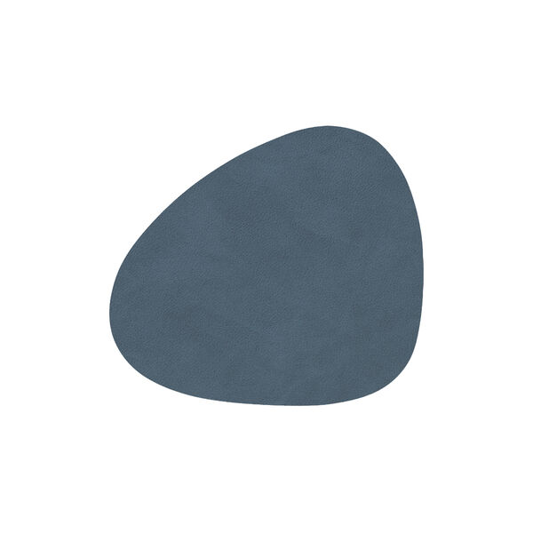 Nupo glass mat Curve, anthracitedark blue, LIND DNA