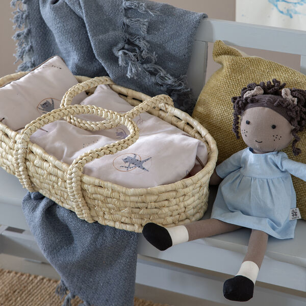 Teeny Toes Doll's Bed Linen, Sebra