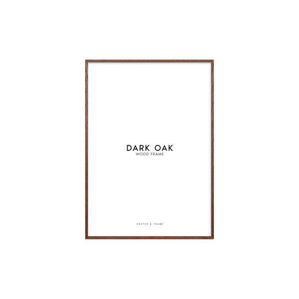 Wood Frame, dark oak, Poster & Frame