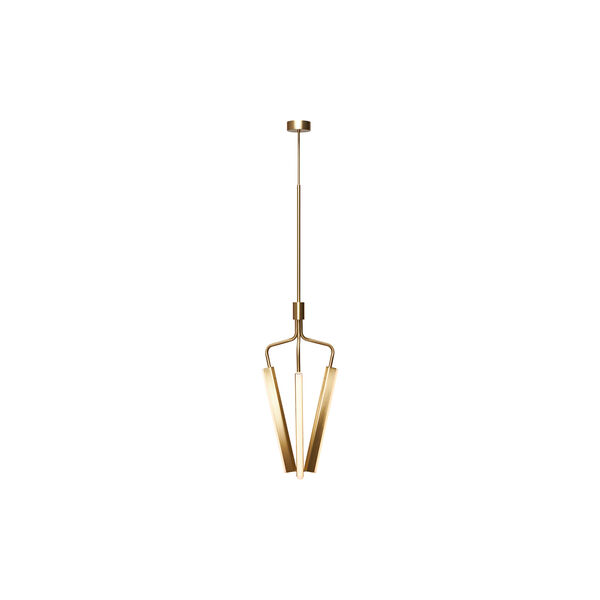 Angel 3 500 Chandelier, brass, Rubn