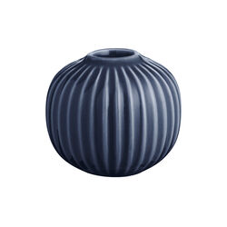 Hammershøi Kerzenhalter, indigo, Kähler