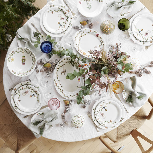 Hammersh&oslash;i Christmas ovale Tischplatte, K&auml;hler