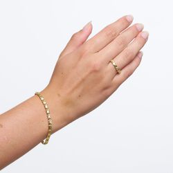 Gretha ring, silver plated, Pure by Nat