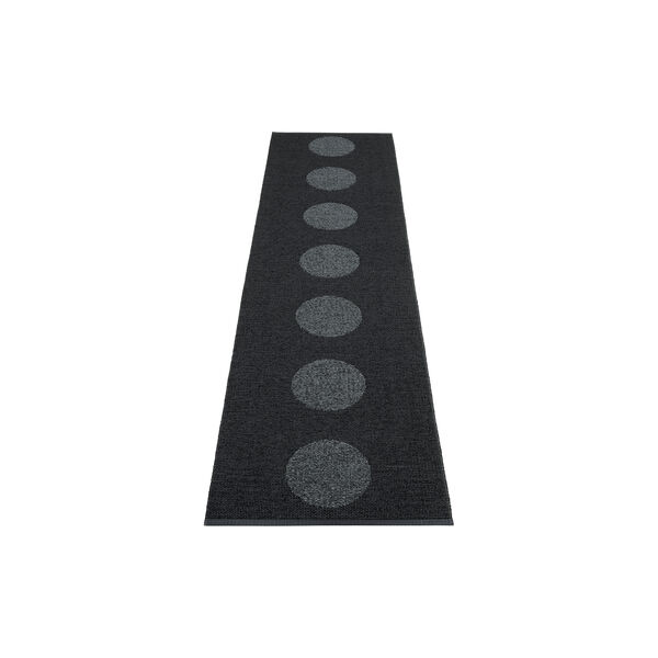 VERA 2.0 Rug, black/black, Pappelina