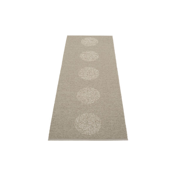 VERA 2.0 Rug, dark linen/linen, Pappelina
