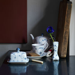 Musselmalet Gerippt Butterschale, Royal Copenhagen