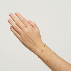 Lina bracelet, green, Pure by Nat