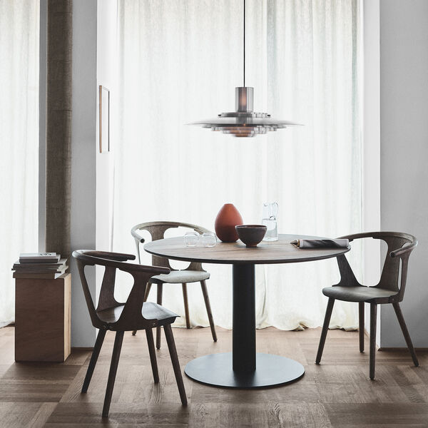 In Between SK11 Table, smoked oak/black, &Tradition