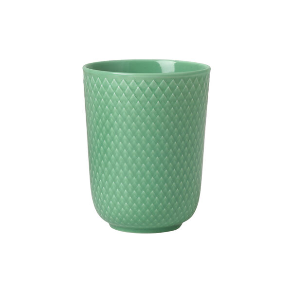 Rhombe Becher, grün Rhombe Becher, grün, Lyngby Porcelæn