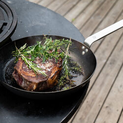 Bratpfanne aus Kohlenstoffstahl Ø 24 cm, Gastrotools