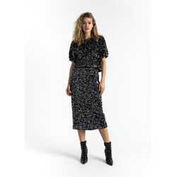 Sequins skirt, black/silver, Coster Copenhagen