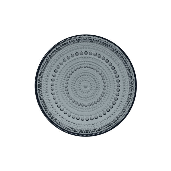 Kastehelmi Plate &Oslash; 17 cm, dark grey, Iittala