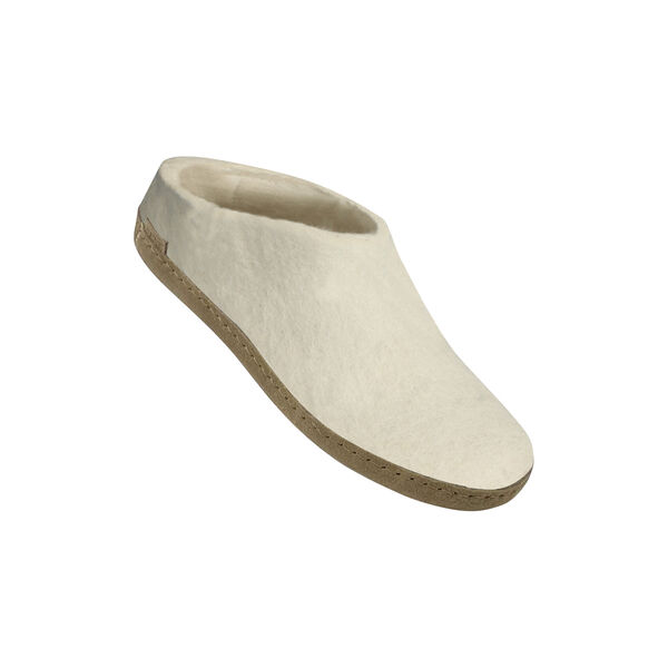 Filzpantoffel, weiß Filzpantoffel, weiß, Glerups