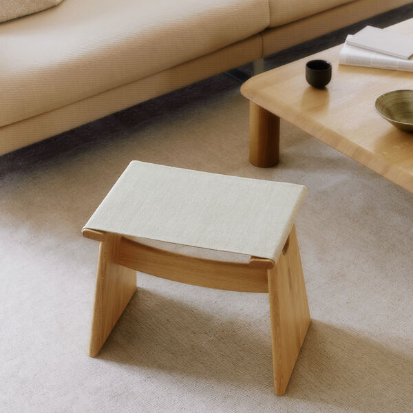 Seto Hocker, light oiled oak/natural, Fredericia Furniture