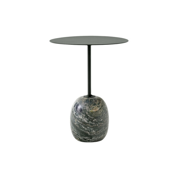 Lato Table LN8 Lounge Table, Verde Alpi marble/deep green, &Tradition