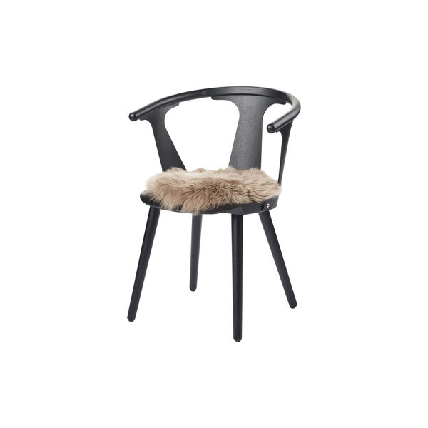 Neuseel&auml;ndisches langhaariges Lammfellkissen, taupe, NATURES Collection