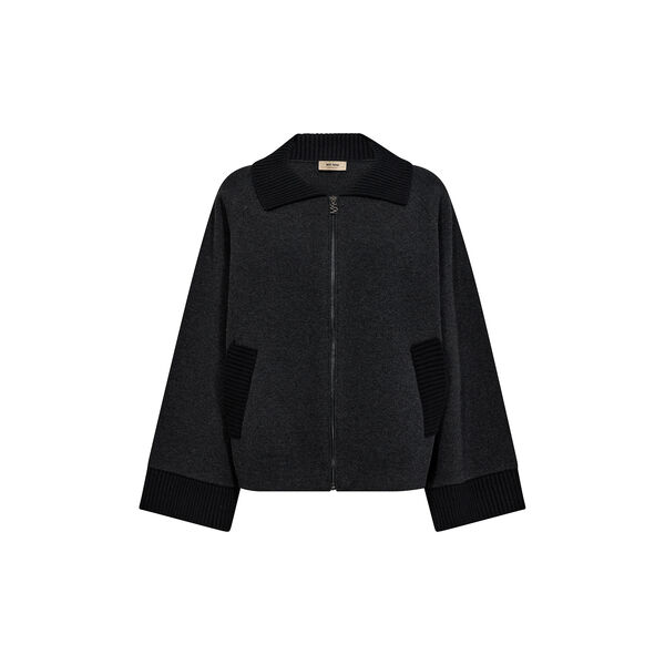 MMEliana Wool Knit Cardigan, phantom, MOS MOSH