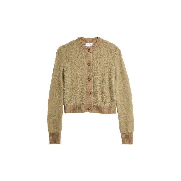 Strick mit Pelz - Ayana, light camel, SAND Copenhagen