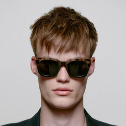 Nancy Sunglasses, coquina/grey transparent, A. KJ&AElig;RBEDE