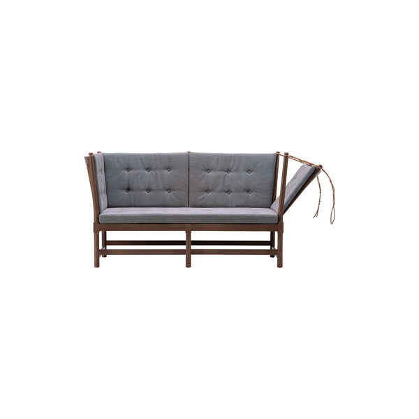 The Spoke-Back Sofa, Steelcut Quartet 654/chestnut brown, Fredericia Furniture