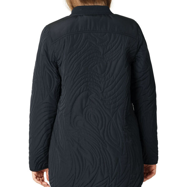 Short Quilt Jacket With Rib, dark indigo, Ilse Jacobsen Hornb&aelig;k