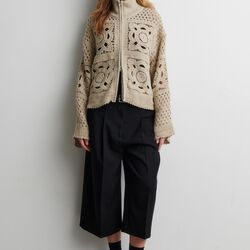 Sella Cropped Trousers, black, Second Female