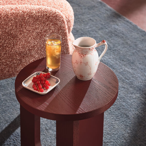 Korallenfarbene Musselmalet-Halbspitze-Kanne 55 cl, Royal Copenhagen