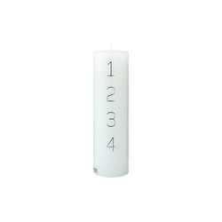 Monoline Advent Candle, silver, Kunstindustrien