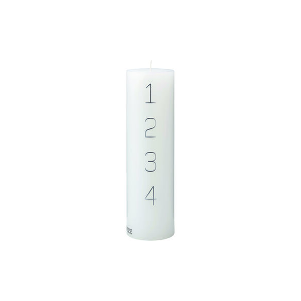 Monoline Advent Candle, silver, Kunstindustrien