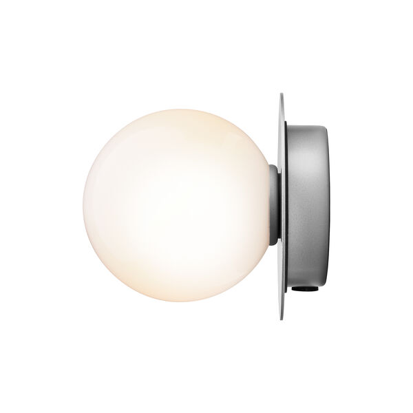 Liila 1 Small Wall Lamp, light silver/opal, Nuura