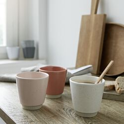Colorit Tasse, rosa, Knabstrup Keramik