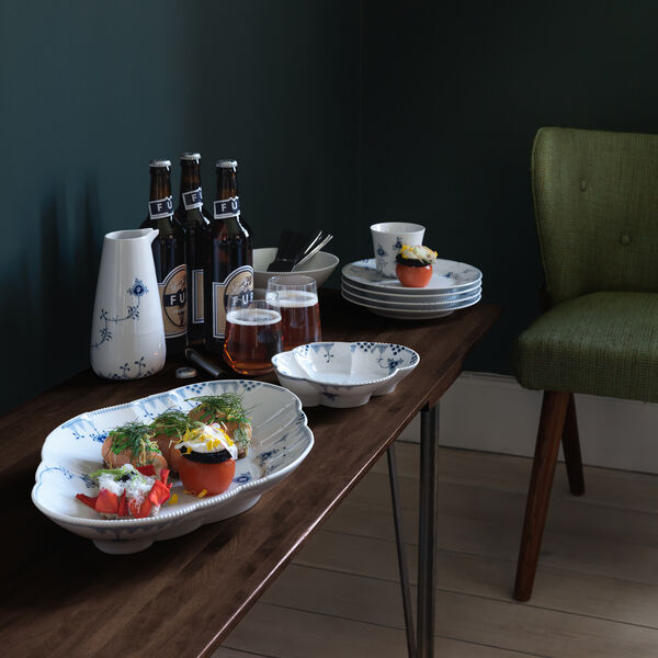 Elements Blau Platte, 38,5 cm, Royal Copenhagen