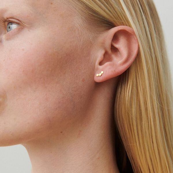 Berlin Ohrstecker, gold Berlin Ohrstecker, gold, Pernille Corydon Jewellery