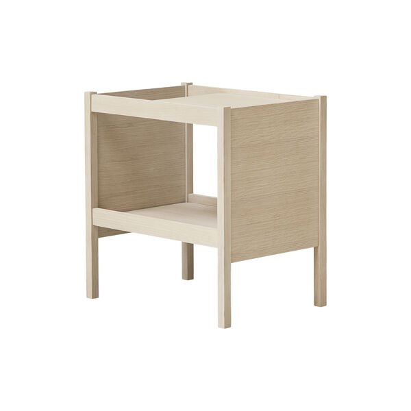 Journal Side Table, white oak, Form & Refine