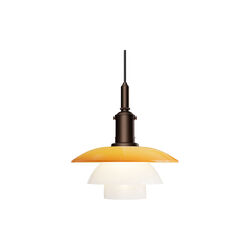 PH 3/3 Pendant Centenary Edition, amber/opal white, Louis Poulsen