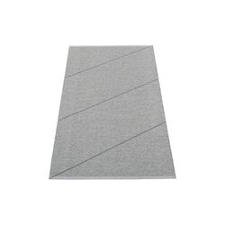 Randy Plastic Rug, granit/grey, Pappelina