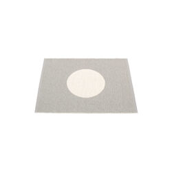 Vera Plastic Rug, warm grey/vanilla, Pappelina