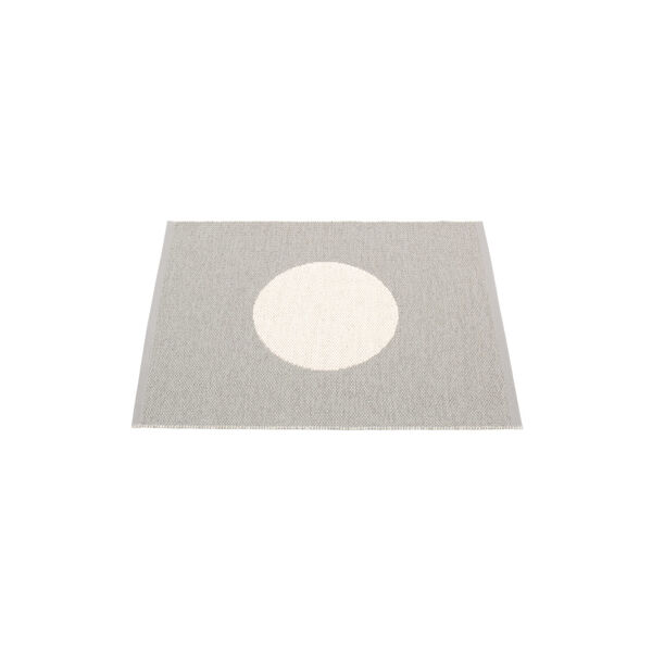 Vera Plastic Rug, warm grey/vanilla, Pappelina