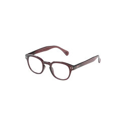#C READING Brille, old leather, IZIPIZI