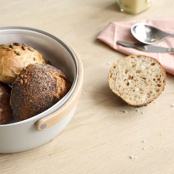 Emma Bread Basket, grey, Stelton