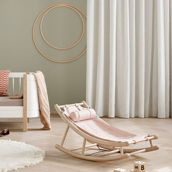 Wood Toddler Rocker, oak/rose, Oliver Furniture