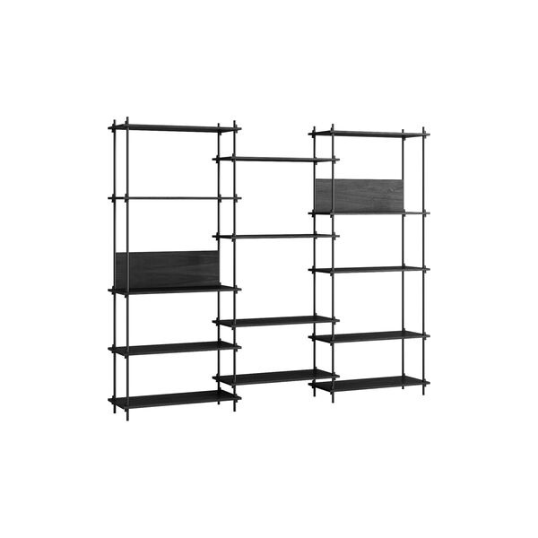 Shelving System 2003A, black, MOEBE