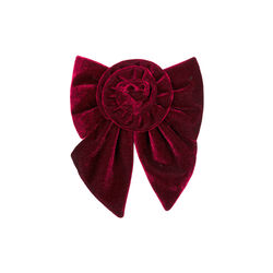 Rosie Velvet Bow, bordeaux, SUI AVA